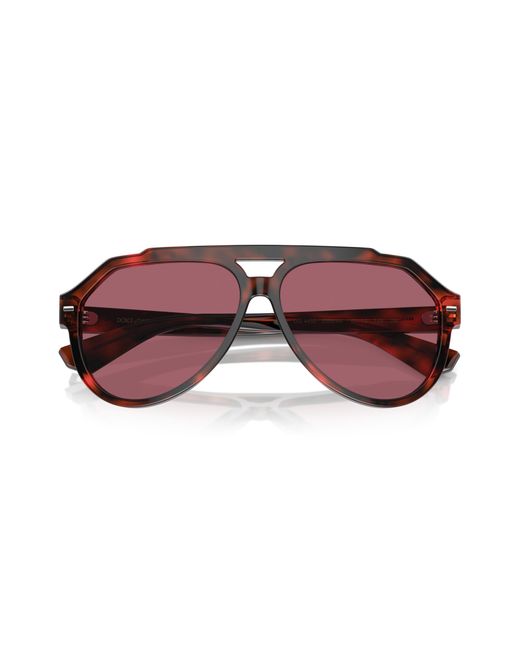 Dolce & Gabbana Black Dg4452 335869 Sunglasses Acetate Pilot Normal for men