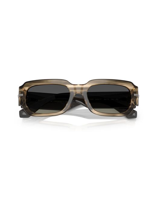 Dolce & Gabbana Black Dg4485 348411 Sunglasses Acetate Squared Normal Nuanced for men