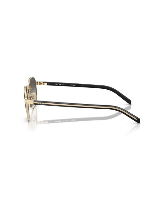Prada Black Pr B52S Zvn02C Sunglasses Metal Pantos Normal Shaded
