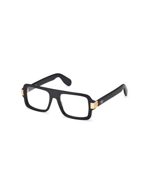 Adidas Black Or5114 2 Optical Frames Acetate Squared Normal