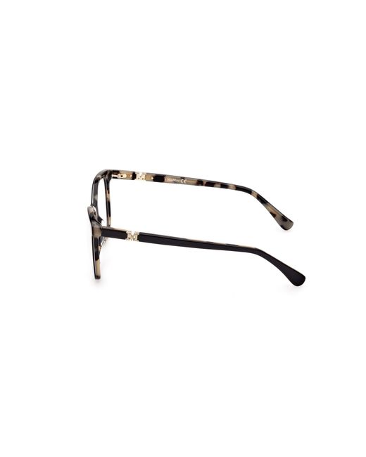 Max Mara Black Mm5017 005 Optical Frames Acetate Butterfly Normal