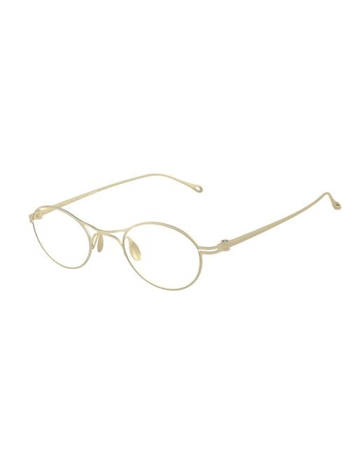 Giorgio Armani Black Ar5135T 3355 Optical Frames Titanium Round Normal for men