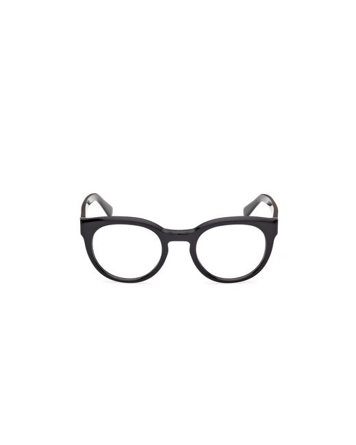 Guess Black Gu50366 001 Optical Frames Acetate Round Normal for men