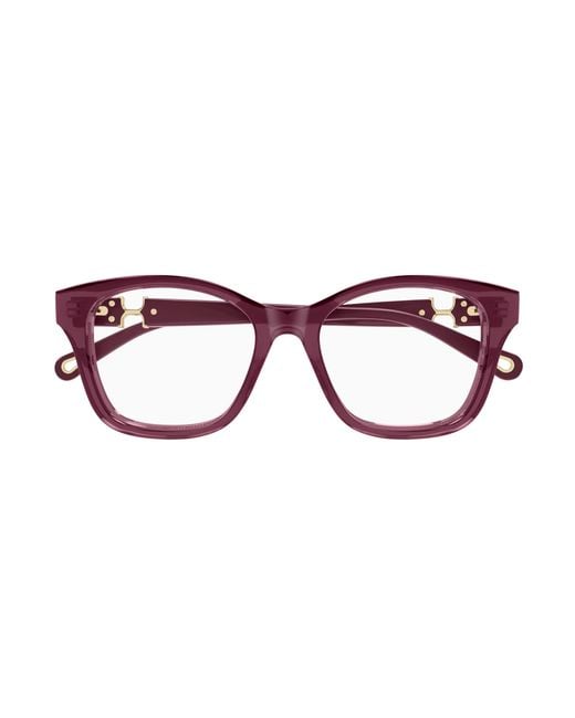 Chloé Black Ch0334O 010 Optical Frames Acetate Transparent Cat Eye