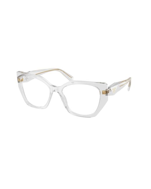 Prada Black Pr 18Wv 12R1O1 Optical Frames Acetate Geometric Normal