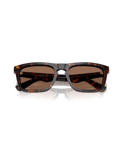 Burberry Black Be4434 300273 Sunglasses Acetate Squared Normal for men