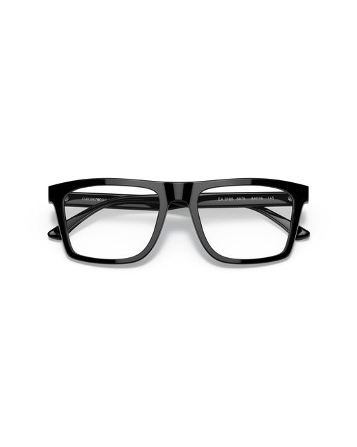Emporio Armani Black Ea3185 5875 Optical Frames Plastic Squared for men