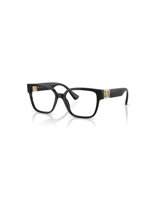 Versace Black Ve3329B 5384 Optical Frames Acetate Squared Normal