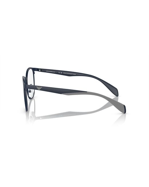 Emporio Armani Black Ea1148 3018 Optical Frames Metal Transparent Pantos Normal for men
