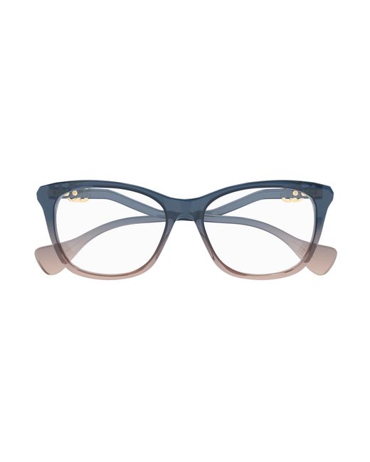 Gucci Black Gg1012O 002 Optical Frames Acetate Transparent Squared