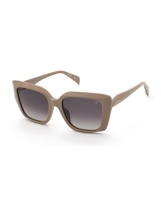 Blumarine Black Sbm241S 0M38 Sunglasses Acetate Squared Normal Nuanced