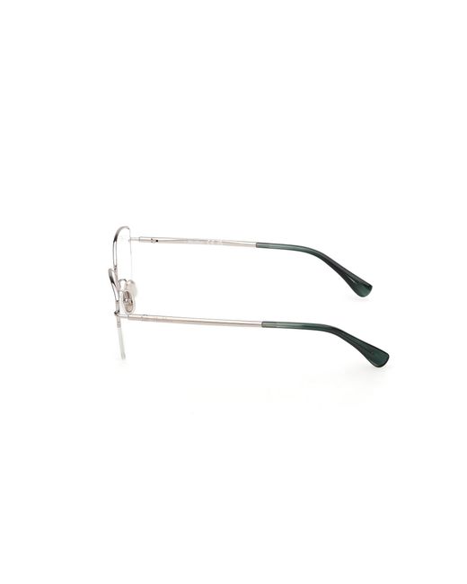 Max Mara Black Mm5234 014 Optical Frames Metal Geometric Normal