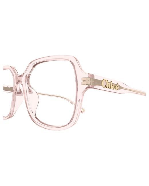 Chloé Black Ch0277Oa 003 Optical Frames Acetate Transparent Squared