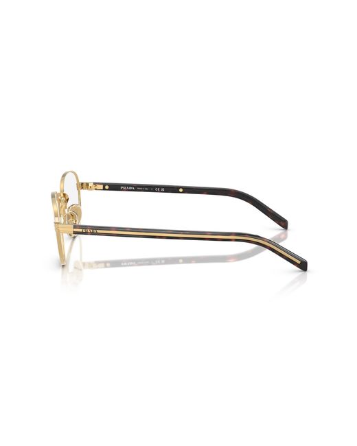 Prada Black Pr B53V 5Ak1O1 Optical Frames Metal Round Normal