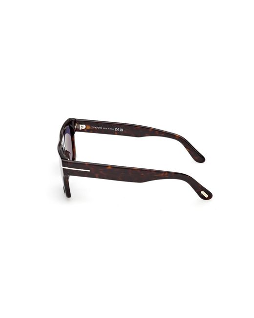 Tom Ford Black Ft1337 Cyrus-02 52V Sunglasses Acetate Squared Normal for men