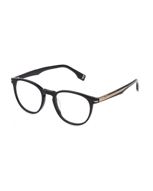 Police Black Vplg72E Champ 1 700Y Optical Frames Acetate Pantos for men