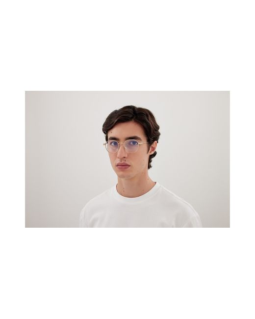 Saint Laurent Black Sl 785 002 Optical Frames Metal Transparent Round