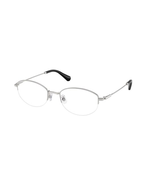 Swarovski Black Sk1039D 4004 Optical Frames Metal Transparent Round Normal