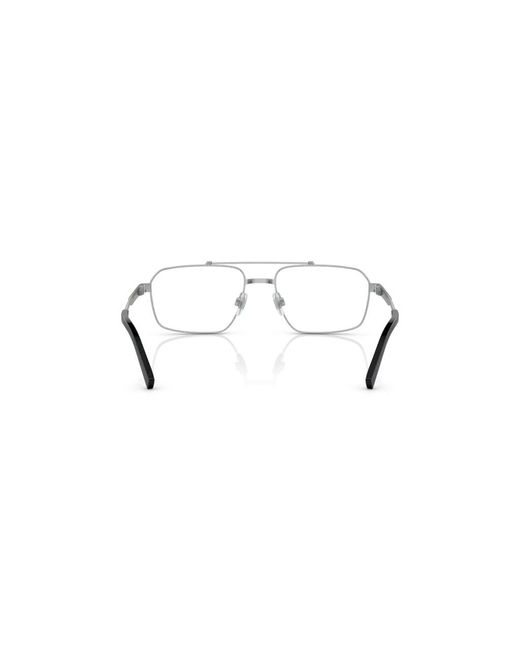 Dolce & Gabbana Black Dg1345 1313 Optical Frames Steel Transparent Squared Normal for men