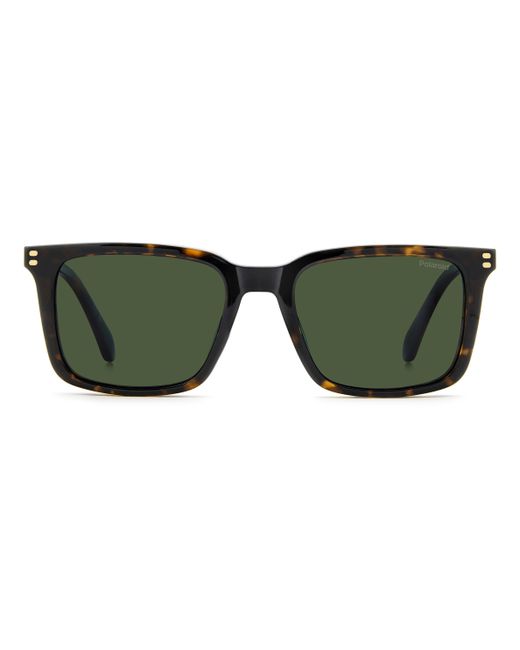Polaroid Black Pld D604/C 086/Uc Optical Frames Acetate Squared Polarized for men