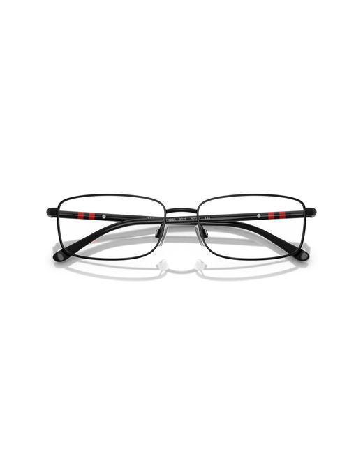 Polo Ralph Lauren Black Ph1235 9325 Optical Frames Metal Squared Normal for men
