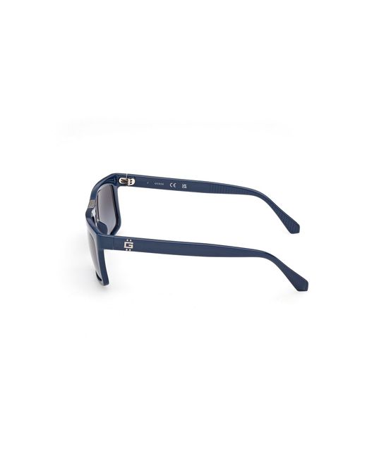 Guess Black Gu00274 90W Sunglasses Injected Squared Normal for men