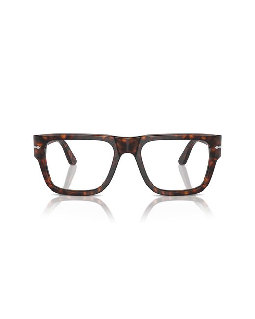 Persol Black Po3348V 24 Optical Frames Acetate Transparent Squared Normal