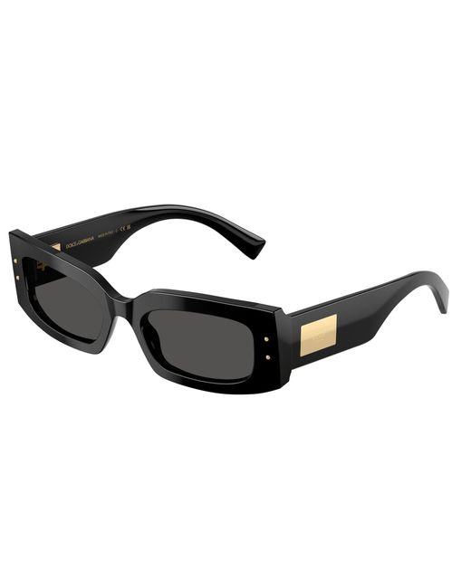 Dolce & Gabbana Black Dg4479 501/87 Sunglasses Acetate Squared Normal
