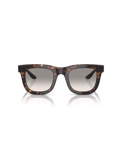 Giorgio Armani Black Ar8171 587932 Sunglasses Acetate Squared Normal Shaded for men