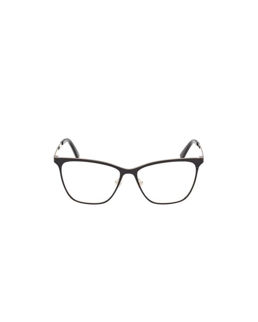 Emilio Pucci Black Ep5281 005 Optical Frames Metal Squared Normal