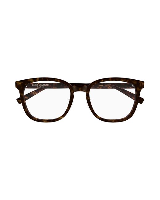 Saint Laurent Black Sl 917/F 002 Optical Frames Acetate Transparent Round