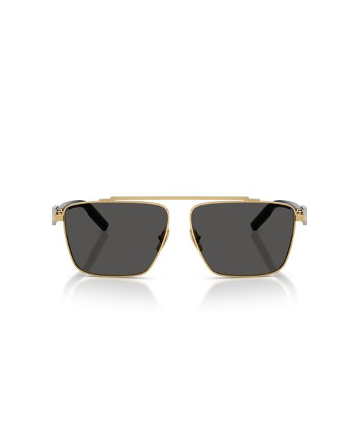 Dolce & Gabbana Black Dg2336 02/87 Sunglasses Metal Squared Normal for men