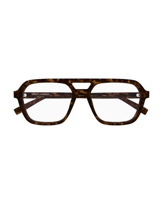 Saint Laurent Black Sl 905 Opt 002 Optical Frames Acetate Transparent Squared