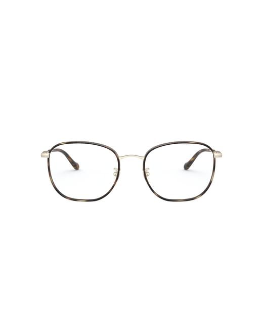 Giorgio Armani Black Ar5105J 3002 Optical Frames Metal Transparent Squared Normal for men