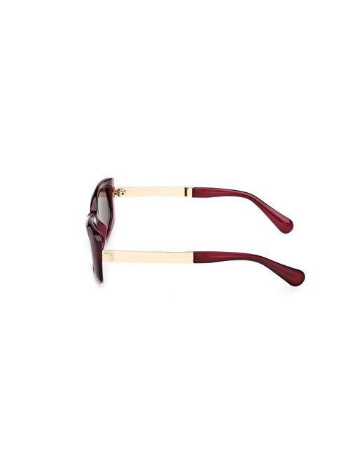 MAX&Co. Black Mo0144 69E Sunglasses Injected Squared Normal