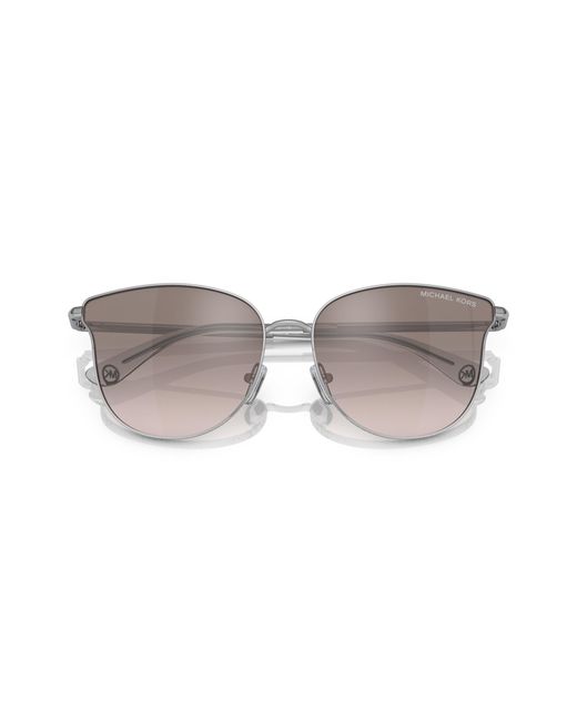 Michael Kors Black Mk1120 Salt Lake City 11538Z Sunglasses Metal Round Normal Shaded