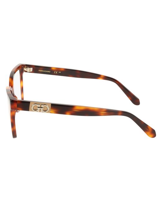 Ferragamo Black Sf3060 240 Optical Frames Acetate Squared Normal