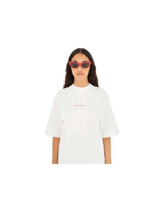 Marni Black 8Af Zelaryth Sunglasses Acetate Geometric