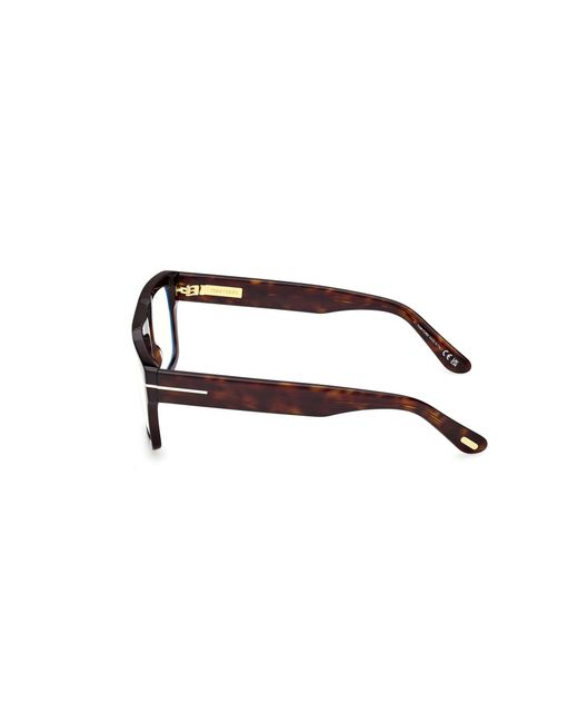Tom Ford Black Ft6084-B 052 Optical Frames Acetate Squared Normal for men
