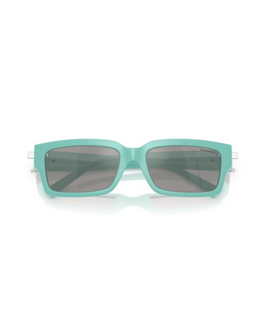 Tiffany & Co Black Tf4226U 83886G Sunglasses Injected Squared Mirrored