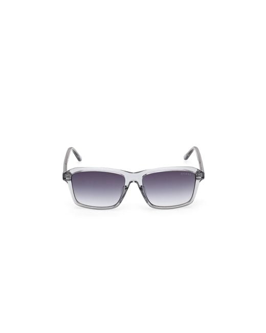Guess Black Gu00236 20B Sunglasses Injected Smoke Squared Normal