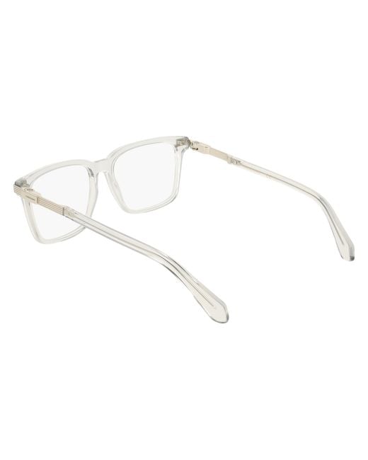 Ferragamo Black Sf3065 050 Optical Frames Acetate Squared Normal for men