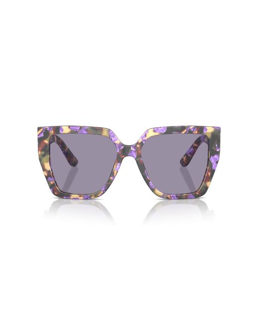 Dolce & Gabbana Black Dg4438 3439/1 Sunglasses Acetate Squared Normal