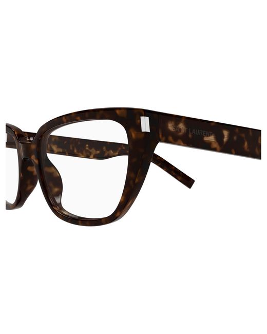 Saint Laurent Black Sl 896 002 Optical Frames Acetate Transparent Cat Eye