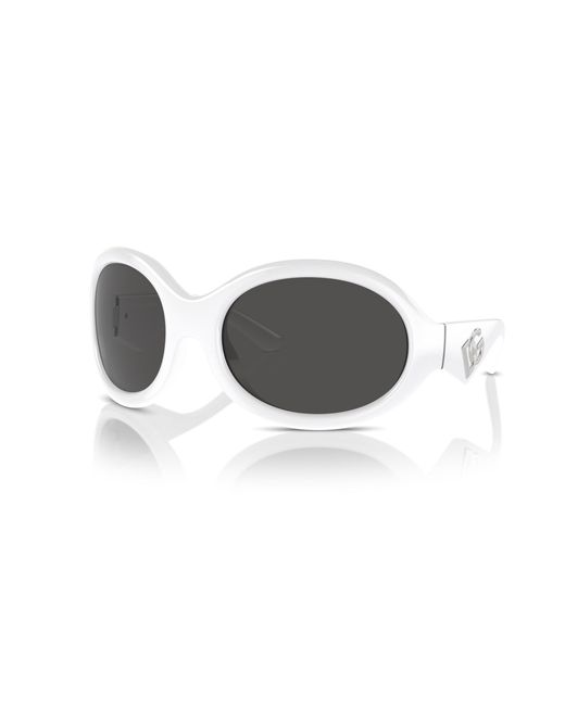 Dolce & Gabbana Black Dg6201 331287 Sunglasses Injected Round Normal