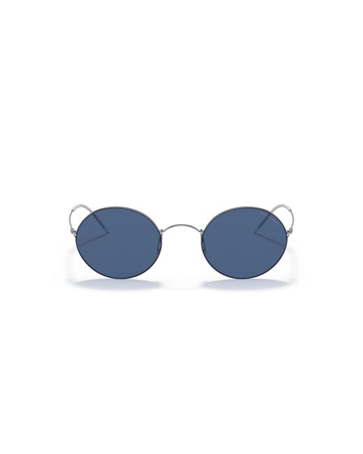 Giorgio Armani Black Ar6115T 300380 Sunglasses Titanium Round for men