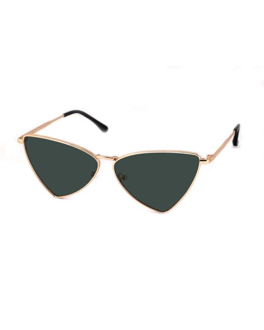 Xlab Black Pico Sunglasses Metal Light Cat Eye Shaded