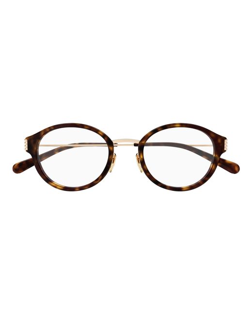 Gucci Black Gg1999Oj 002 Optical Frames Acetate Transparent Round