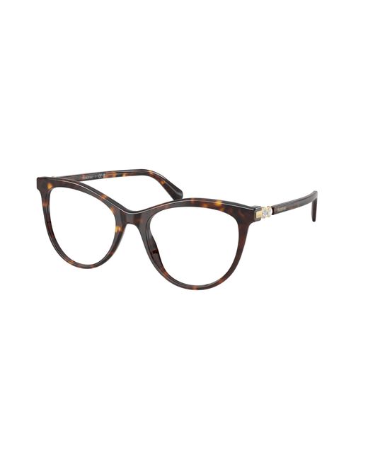 Swarovski Black Sk2064 1002 Optical Frames Acetate Transparent Round Normal