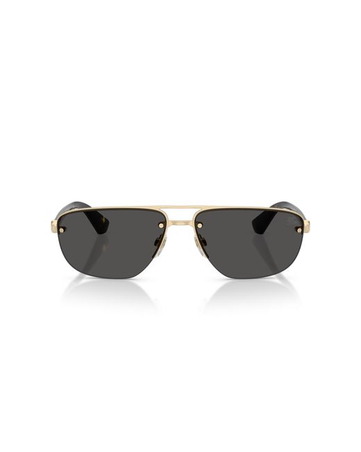 Burberry Black Be3164 110987 Sunglasses Metal Geometric Normal for men